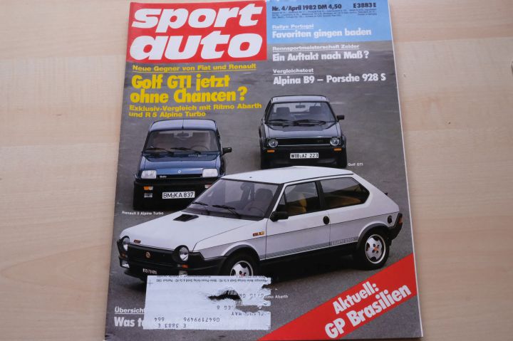 Deckblatt Sport Auto (04/1982)